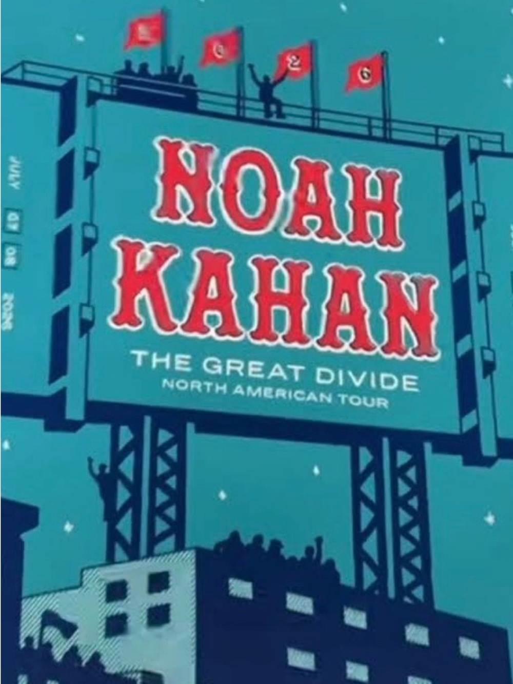 Noah Kahan Boston Fenway Park Official Concert Poster NEW Sealed